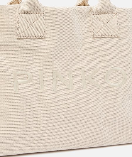 Beach Shopper in canvas riciclato sale e pepe
