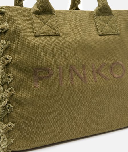 BORSA BEACH SHOPPING CANVAS RICICLATO