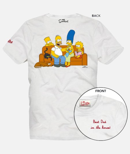 T-SHIRT SIMPSON SOFA 01N EMB - Duepistudio ***** Abbigliamento, Accessori e Calzature | Uomo - Donna