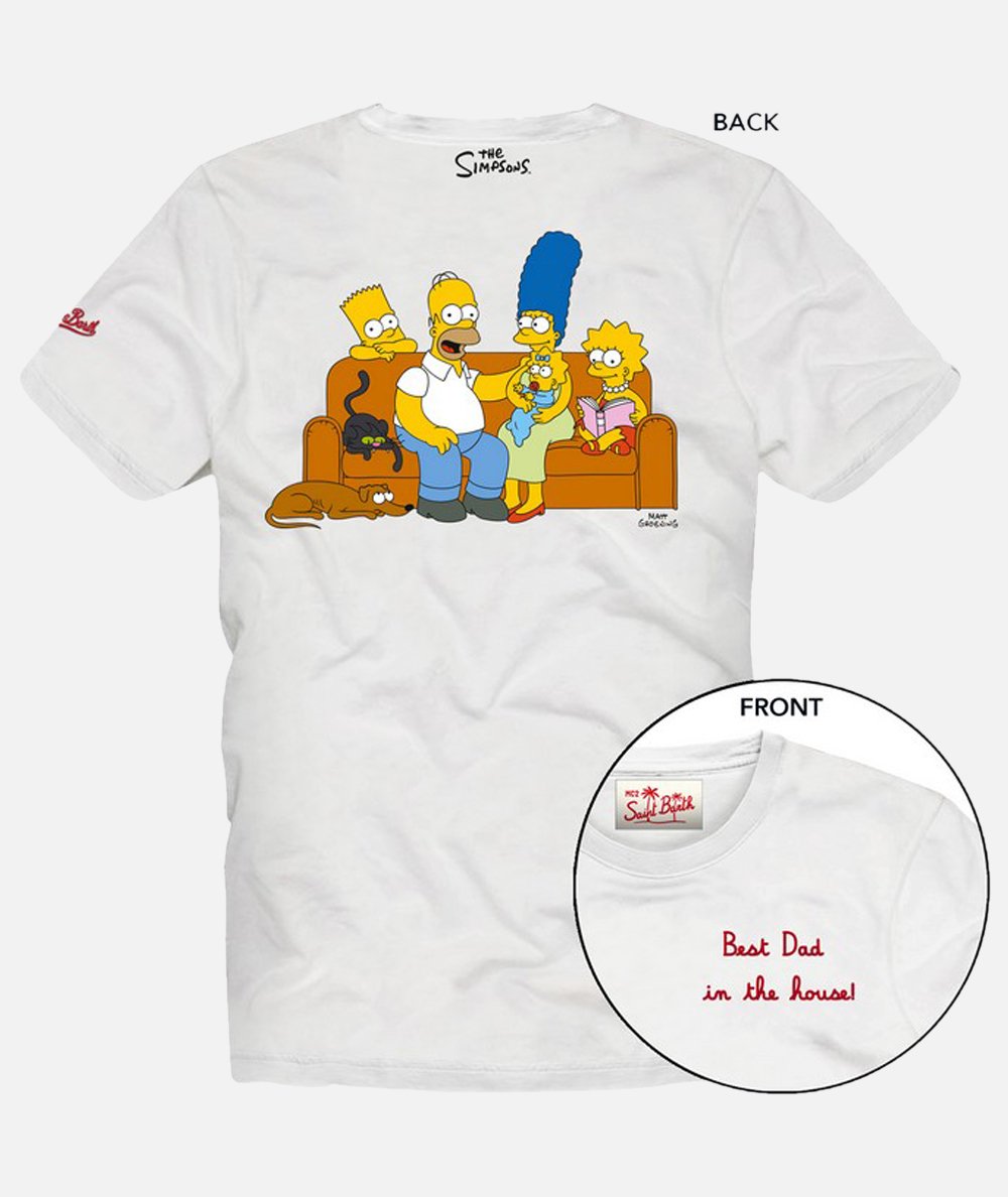 T-SHIRT SIMPSON SOFA 01N EMB