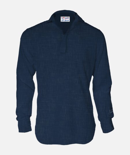 Polo in lino manica lunga Ventotene - Duepistudio ***** Abbigliamento, Accessori e Calzature | Uomo - Donna