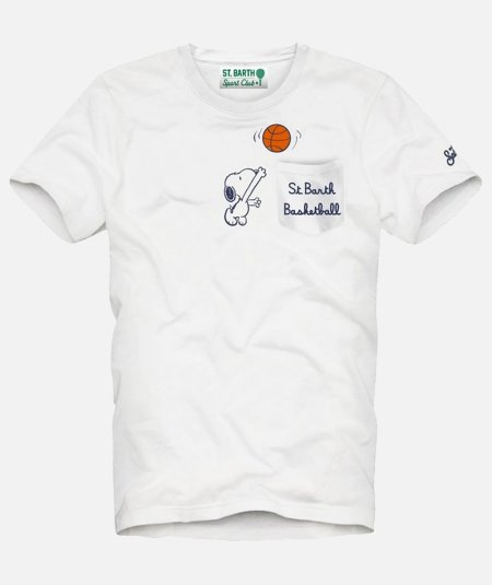 T-SHIRT SNOOPY BASKETBALL 01N EMB - Duepistudio ***** Abbigliamento, Accessori e Calzature | Uomo - Donna