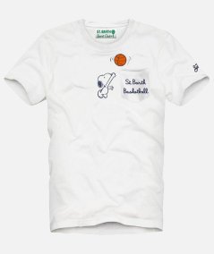 T-SHIRT SNOOPY BASKETBALL 01N EMB