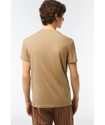 Crew-neck T-shirt in Pima cotton jersey