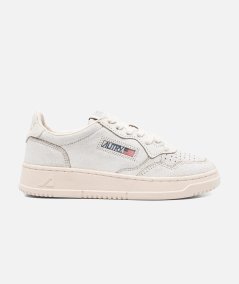 Sneakers medalist low in suede craccato