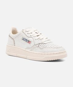 Sneakers medalist low in suede craccato