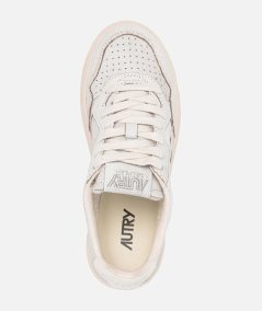 Sneakers medalist low in suede craccato