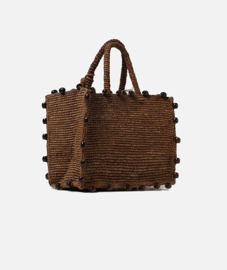 Borsa Colette Rafia Beads