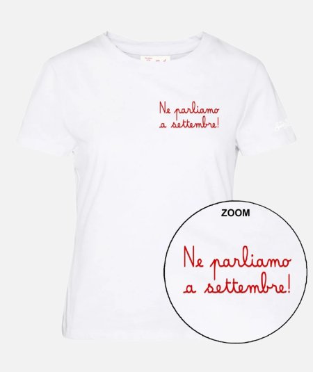 T-SHIRT NE PARLIAMO A SETTEMBRE 01N EMB - Duepistudio ***** Abbigliamento, Accessori e Calzature | Uomo - Donna