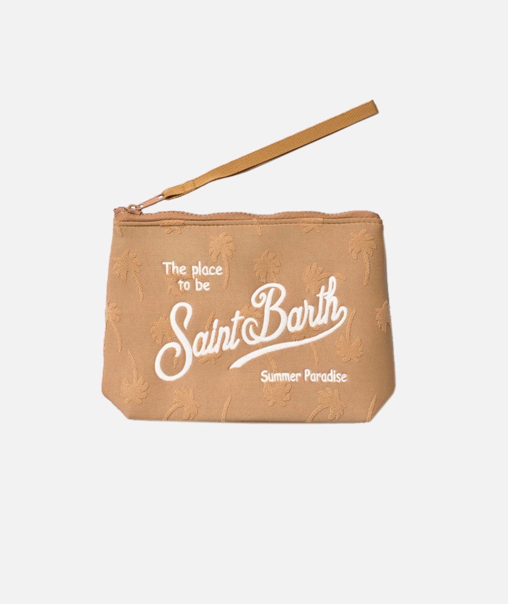 Pochette Terry Embossed Palm