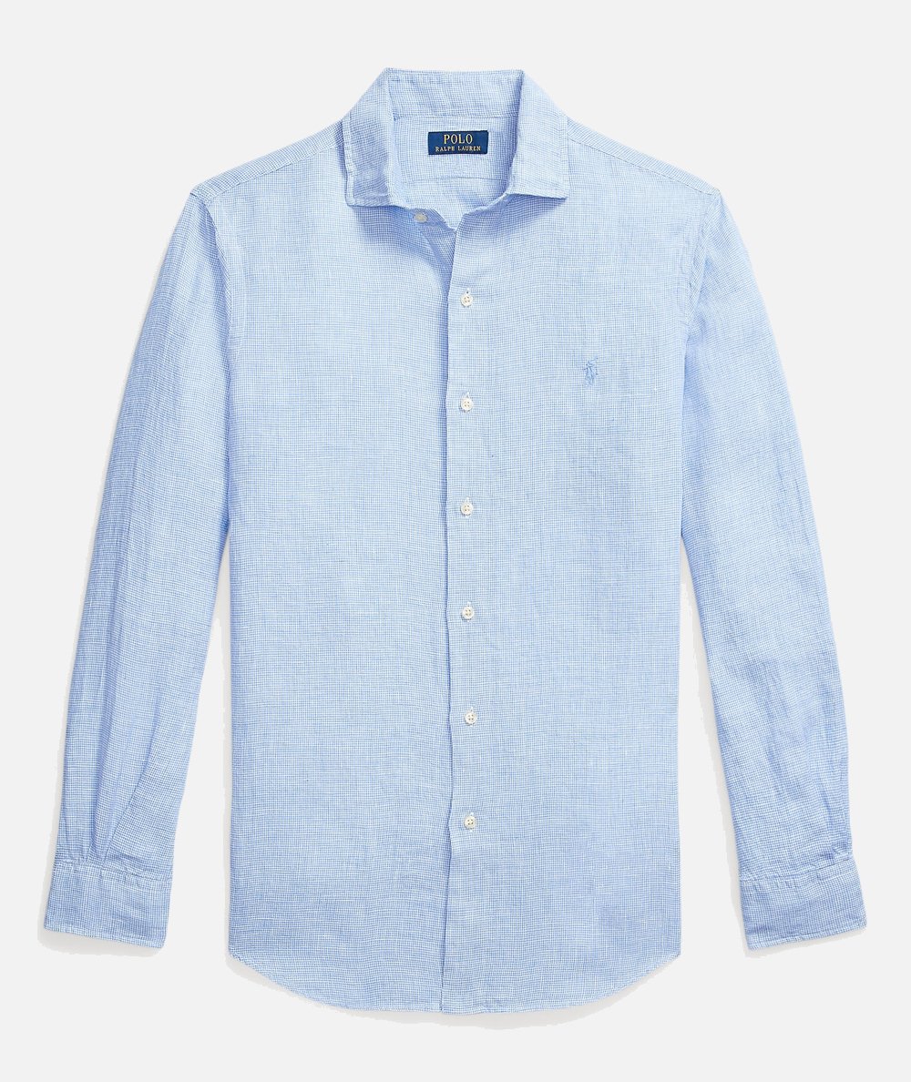 Camicia in lino custom fit