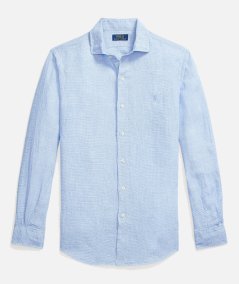 Camicia in lino custom fit