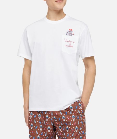 T-SHIRT VADO A RUBA 01N EMB - Duepistudio ***** Abbigliamento, Accessori e Calzature | Uomo - Donna