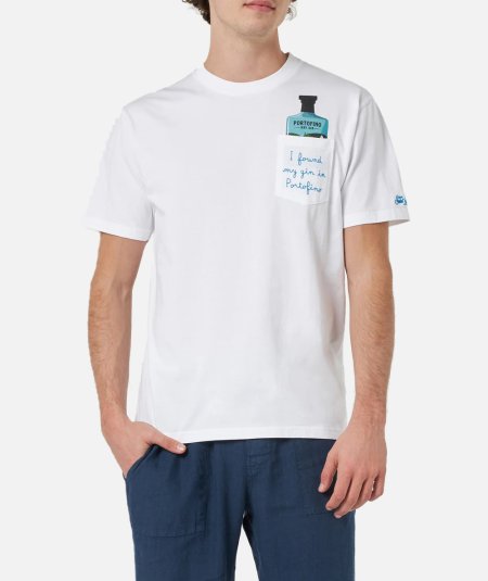 T-shirt Austin con stampa Portofino - Duepistudio ***** Abbigliamento, Accessori e Calzature | Uomo - Donna