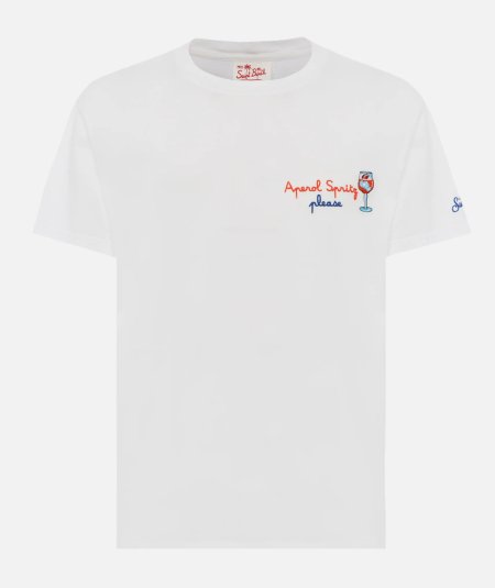 T-SHIRT SPRITZ PLEASE 01N EMB - Duepistudio ***** Abbigliamento, Accessori e Calzature | Uomo - Donna
