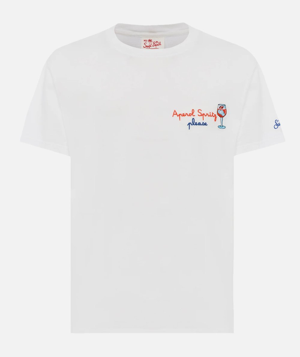 T-SHIRT SPRITZ PLEASE 01N EMB