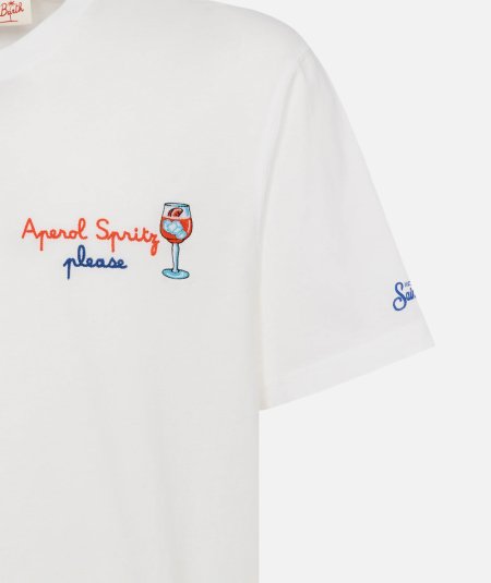 T-SHIRT SPRITZ PLEASE 01N EMB