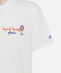 T-SHIRT SPRITZ PLEASE 01N EMB