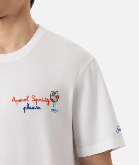 T-SHIRT SPRITZ PLEASE 01N EMB