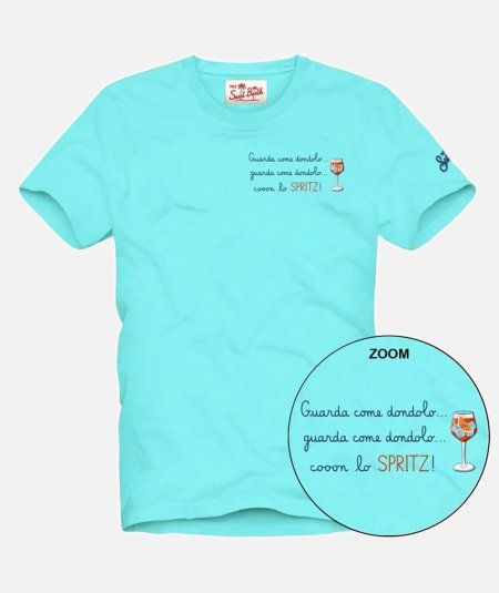 T-SHIRT DONDOLO SPRITZ 56 EMB - Duepistudio ***** Abbigliamento, Accessori e Calzature | Uomo - Donna