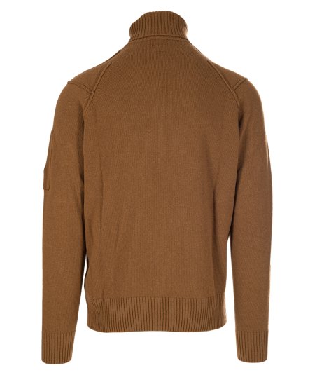 Lambswool turtleneck sweatshirt
