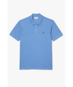 Classic cut polo shirt in petit piqué chiné