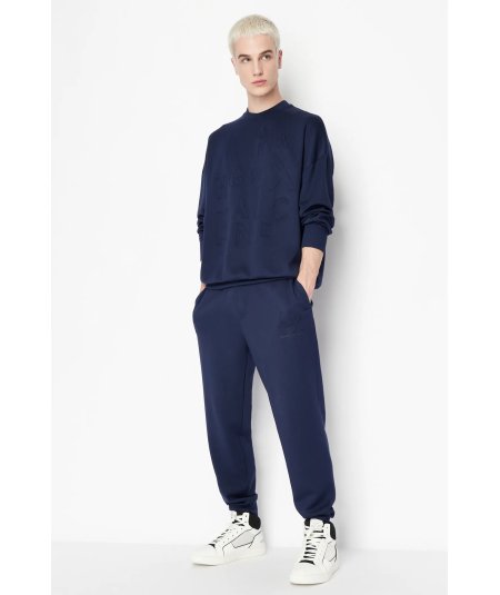 Crew neck sweatshirt in modal blend