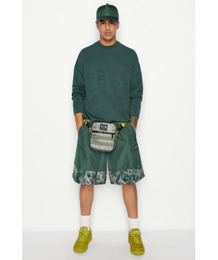Crew neck sweatshirt in modal blend