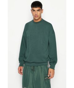 Crew neck sweatshirt in modal blend
