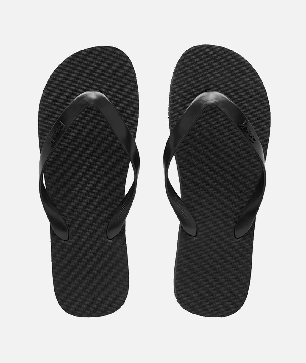 Flip flops with logo