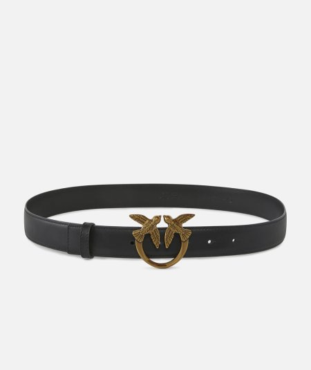 Love birds leather belt - BERRY - Duepistudio ***** Abbigliamento, Accessori e Calzature | Uomo - Donna