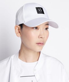 Organic cotton cap with visor