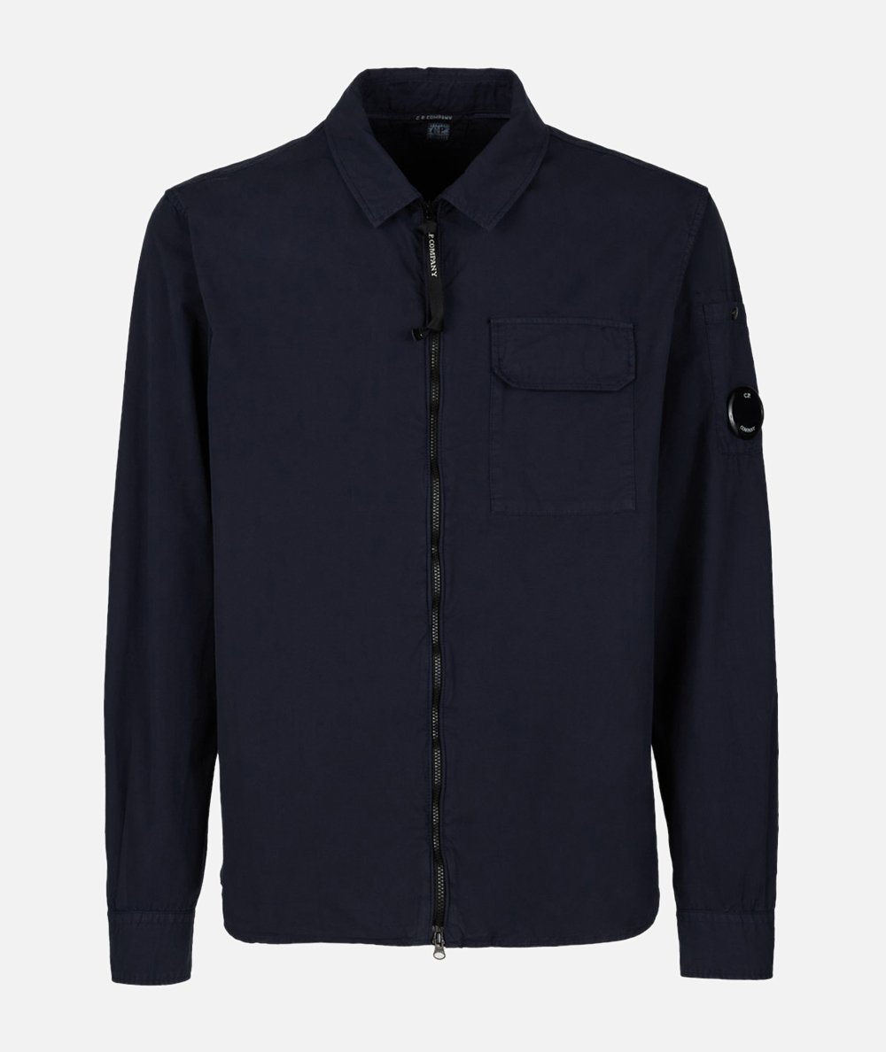 Overshirt Gabardine Zipped