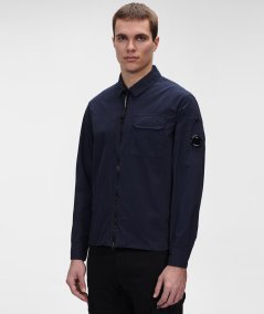 Overshirt Gabardine Zipped