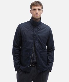 Reelin jacket in waxed cotton