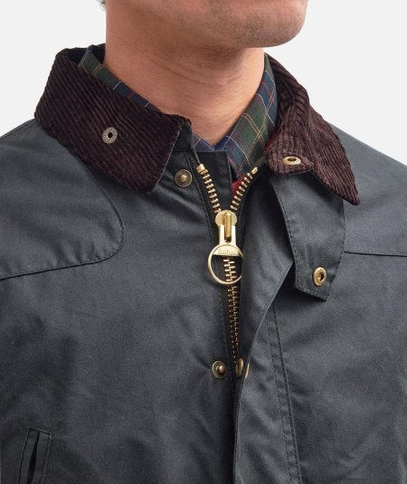 Reelin jacket in waxed cotton