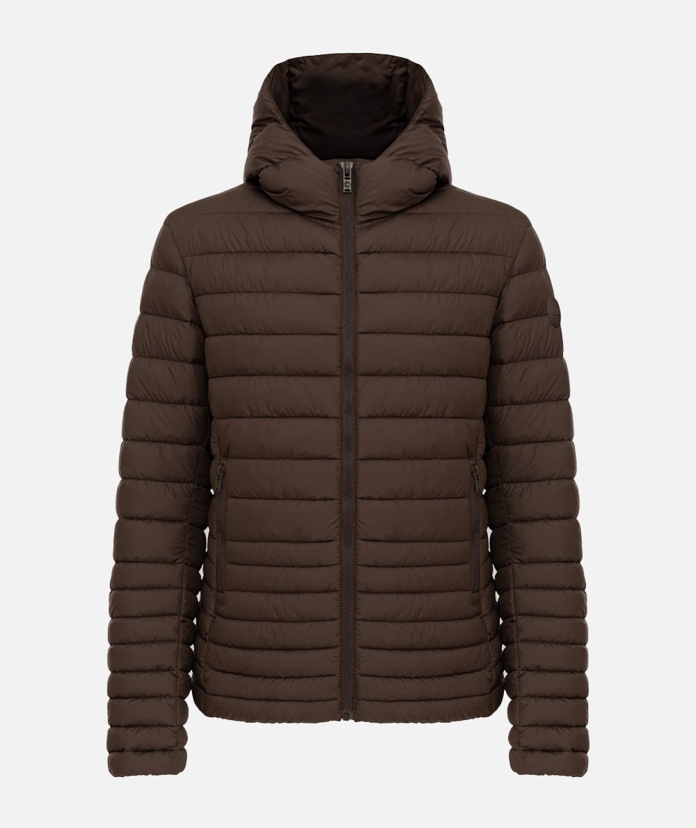 Recycled essential hooded jacket