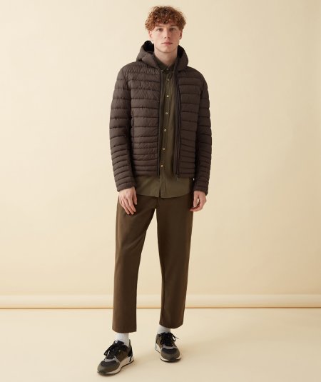Recycled essential hooded jacket