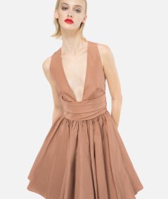 Taffeta Mini Dress