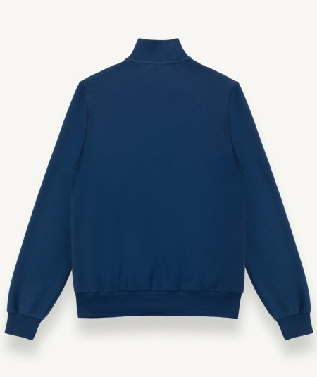 Ottoman effect full zip sweatshirt
