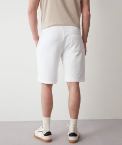 Fleece Bermuda shorts with pocket