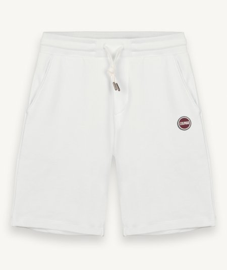 Fleece Bermuda shorts with pocket