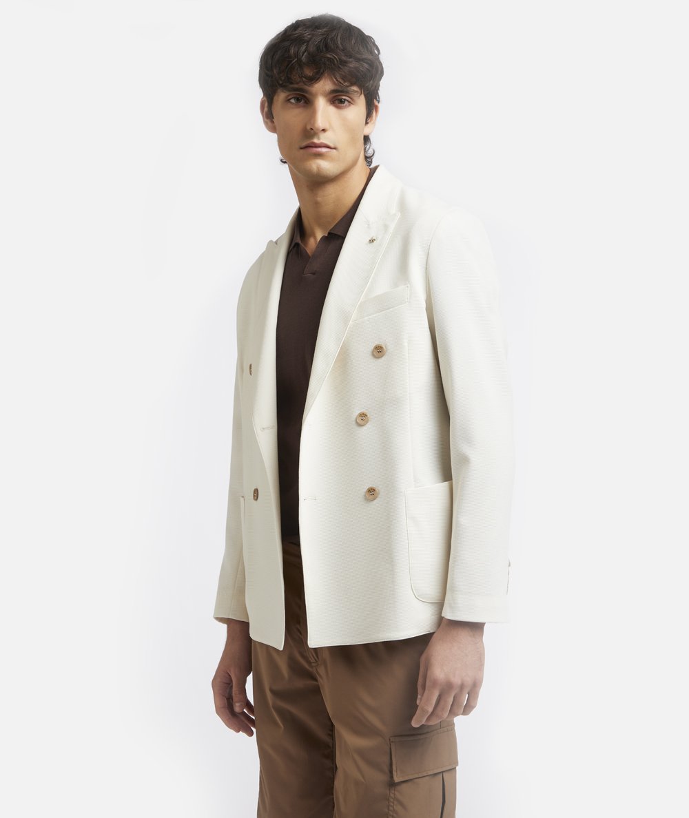 SVEVO double-breasted jacket in jersey