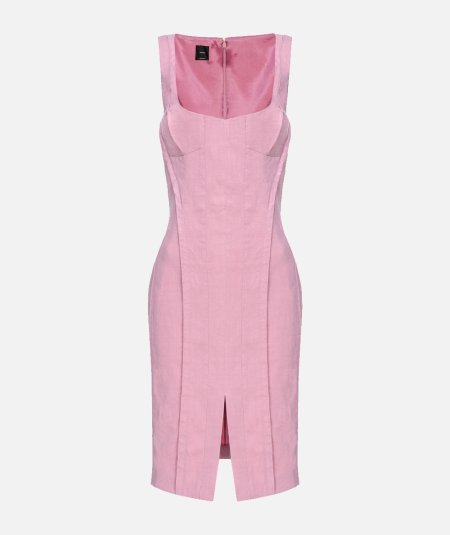 Fitted linen dress