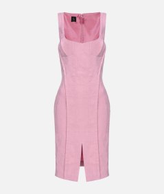 Fitted linen dress