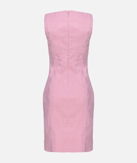 Fitted linen dress