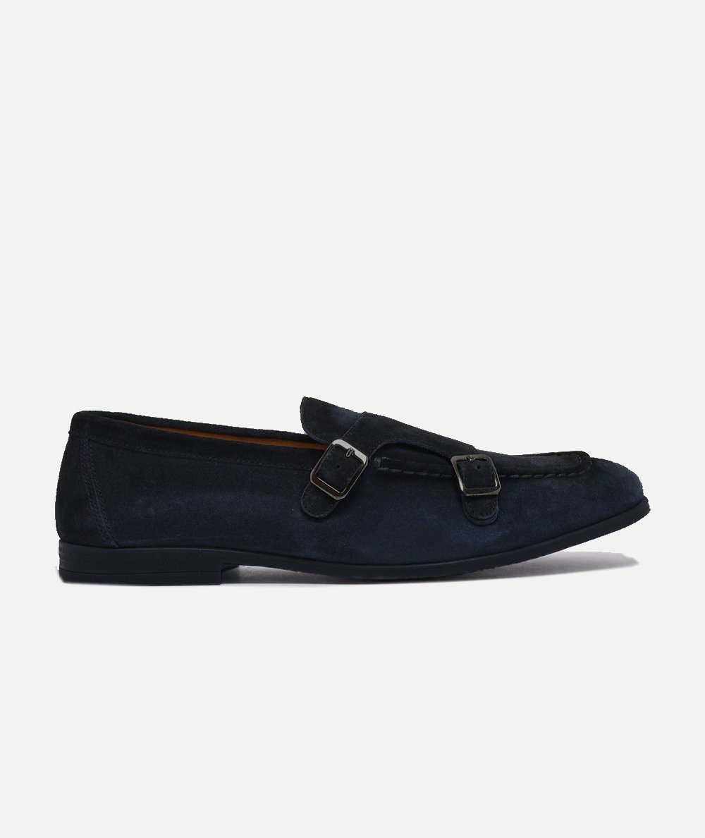 Double buckle moccasin