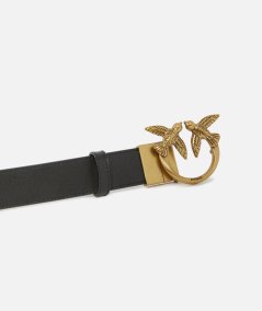 Double-sided belt with 3cm Love Birds buckle