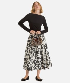 Foliage Chiné Dress