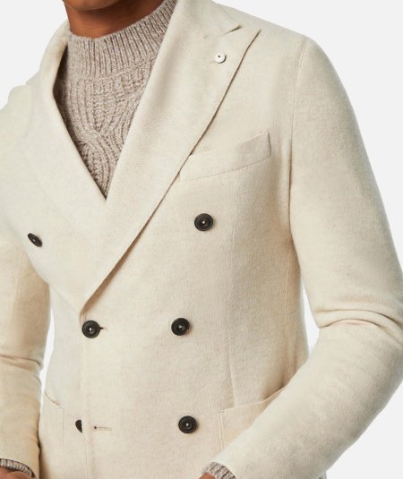 Double-breasted stitch jacket